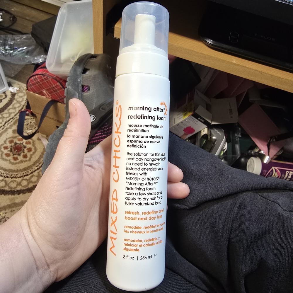 Mixed Chicks Morning After Redefining Hair Foam, 8 fl.oz. / 236ml NEW